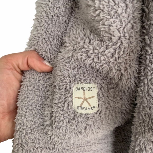 Barefoot Dreams CozyChic Robe Gray Size 1 - Picture 7 of 14